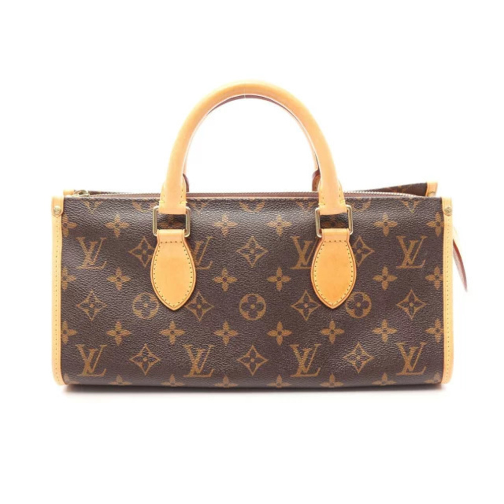 Louis Vuitton Popincourt handbag canvas leather Monogram brown